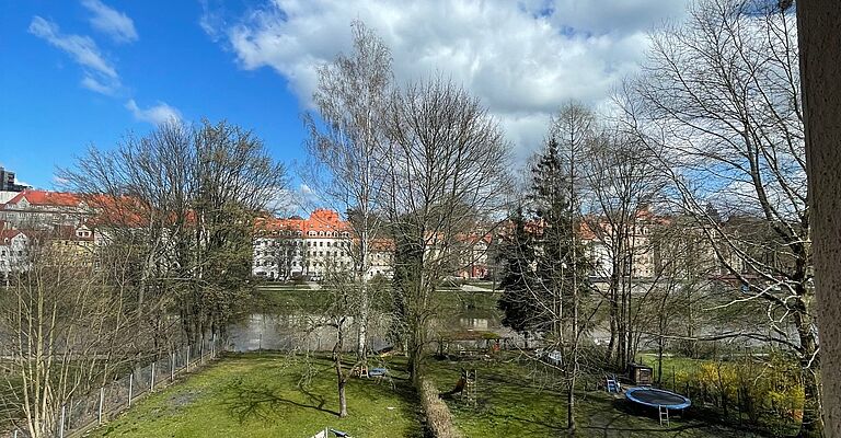 Ausblick Garten
